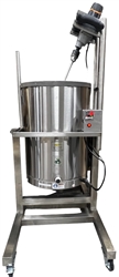 Heated Pot Tipper Soap Making Dispensing Kettle Tank 26 Gallons for soap making equipment, Pot Tippers For Faster, Better Soap Making Soap Making Agitators, Oil Mixers, Lotion Mixing, Soap Equipment, SoapMelters | Industry Leader For Soap Equipment