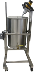 Heated Pot Tipper Soap Making Dispensing Kettle Tank 26 Gallons for soap making equipment.